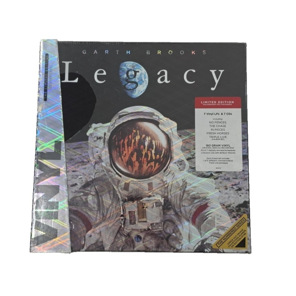Garth Brooks Legacy 7 Vinyl LPs & 7 CDs Limited Numbered Edition NIB Sealed NEW
